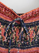 Meadow Serenade floral mini dress product view and detail