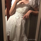 Mini Dress, Boho Dress, Amelia in White - Wild Rose Boho