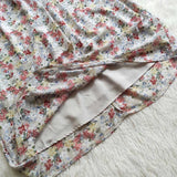 Boho Mini Dress Tunic Dress, Willow Floral in Apricot