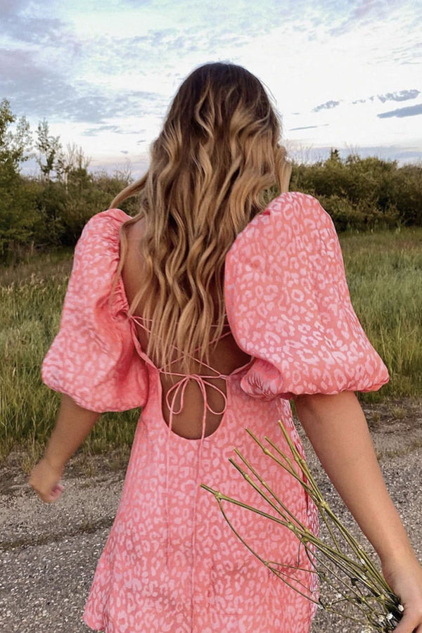 Mini Dress, Boho Dress, Pink Mabel - Wild Rose Boho