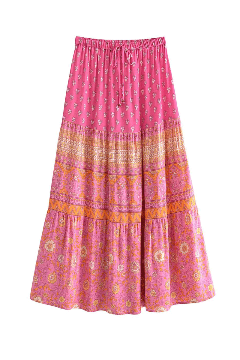 Boho Skirt, Hippie Skirts, Maxi Skirt, Dustry Romani Eulalie