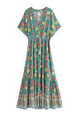 Midi Dress, Boho Dress, Sundress, Desert Arabian Jasmine