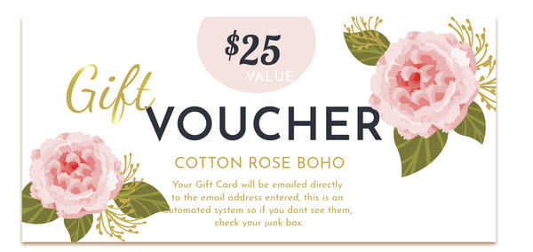 Wild Rose Boho Gift Card