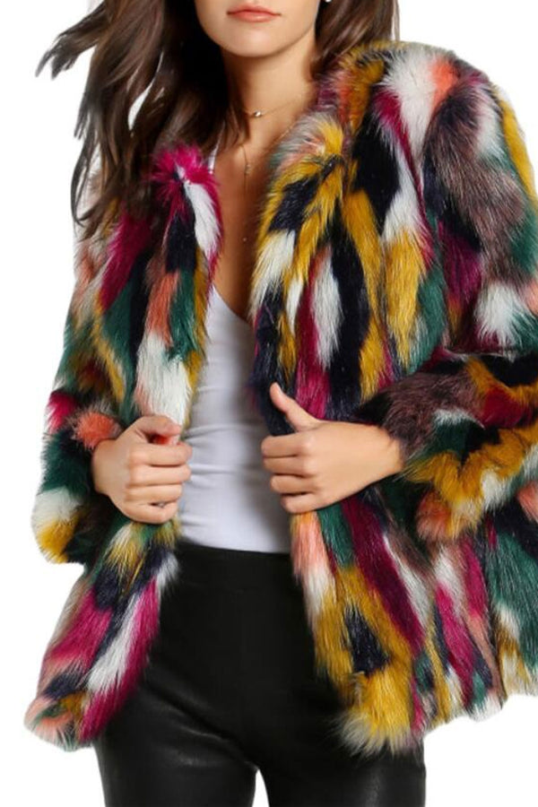 20 Colorful Faux-Fur Coats to Break Up Your Monochromatic Fall Looks