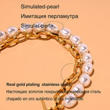 Boho Bracelet, White Puka Shell Bracelet, Gold Chain