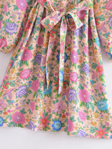 Boho Mini Dress Tunic Dress, Sundress, Elliana Flower