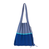 Boho Bag, Tote Bags,  Folded Knit Pleated Bags in 28 colors