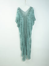 Beach Robe, Lace Cover Up, Lilith in Green, and Blue