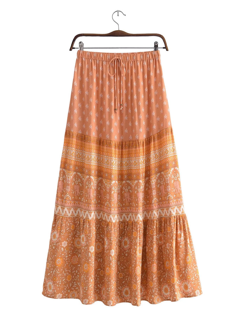 Boho Skirt, Hippie Skirts, Maxi Skirt, Dustry Romani Eulalie