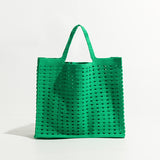 Boho Bag, Tote Bags, Crochet Tote Shopper Handbags in Pink, Blue, Black, Green