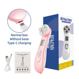 Wrinkle Reduction Device, 5-in-1 Facial Massager, High-Frequency LED Skin Care Tool, Boho Beauty Gadgets