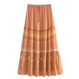 Boho Skirt, Hippie Skirts, Maxi Skirt, Dustry Romani Eulalie