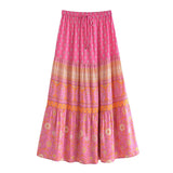 Boho Skirt, Hippie Skirts, Maxi Skirt, Dustry Romani Eulalie