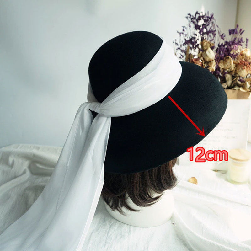 Cashmere Audrey Wide Brim Hat