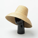 Boho Hat, Sun Hat, Beach Hat, Wide Brim Straw Hat, High Crown - Wild Rose Boho