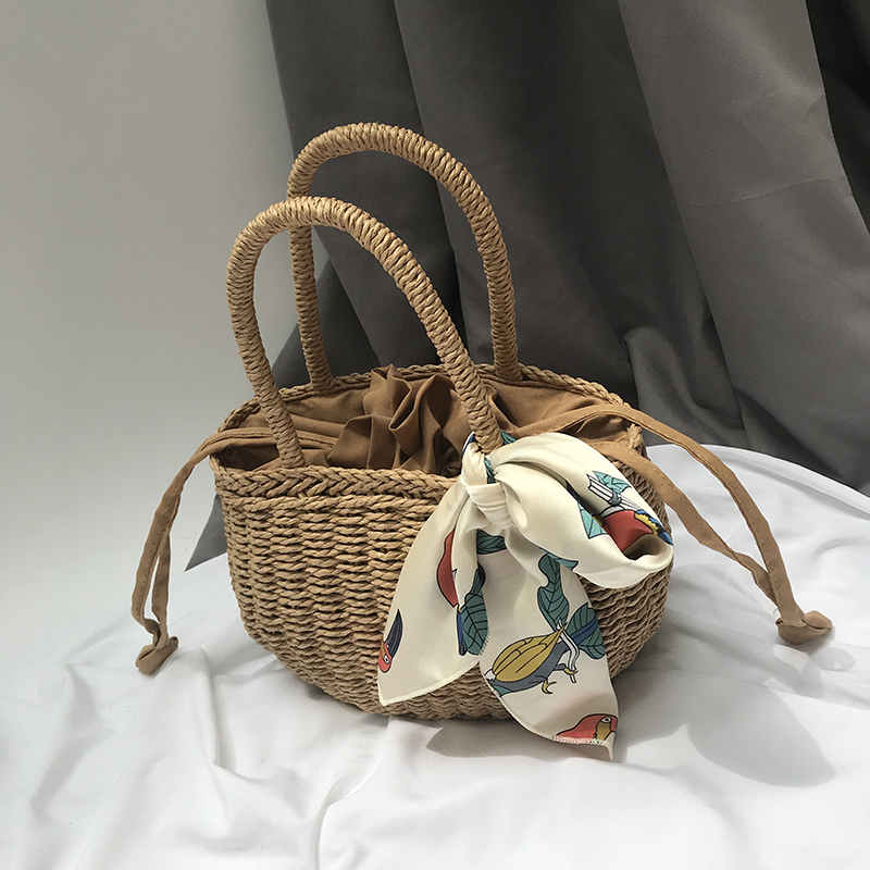 Boho Bag, Woven Straw Handbag, Arlo Bag