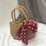 Boho Bag, Woven Straw Handbag, Arlo Bag