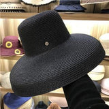 Boho Hat, Straw Hat, Floppy Vintage Hat, 14 cm - Wild Rose Boho