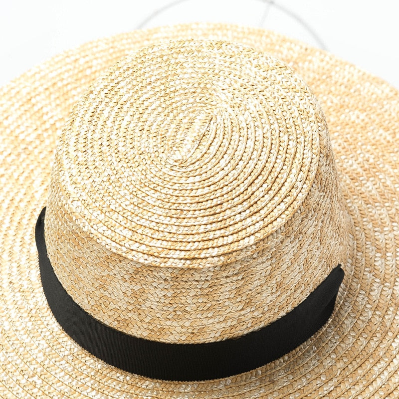 Wide Brim Beach Hats with Ribbon for Women - Sun Hats, Summer Brim, St –  Wild Rose Boho