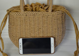 Boho Bag, Woven Straw Handbag, Arlo Bag