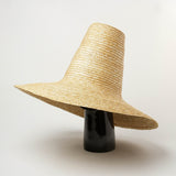 Boho Hat, Sun Beach Hat, Tall Crown Retro Hat, No Ribbon - Wild Rose Boho