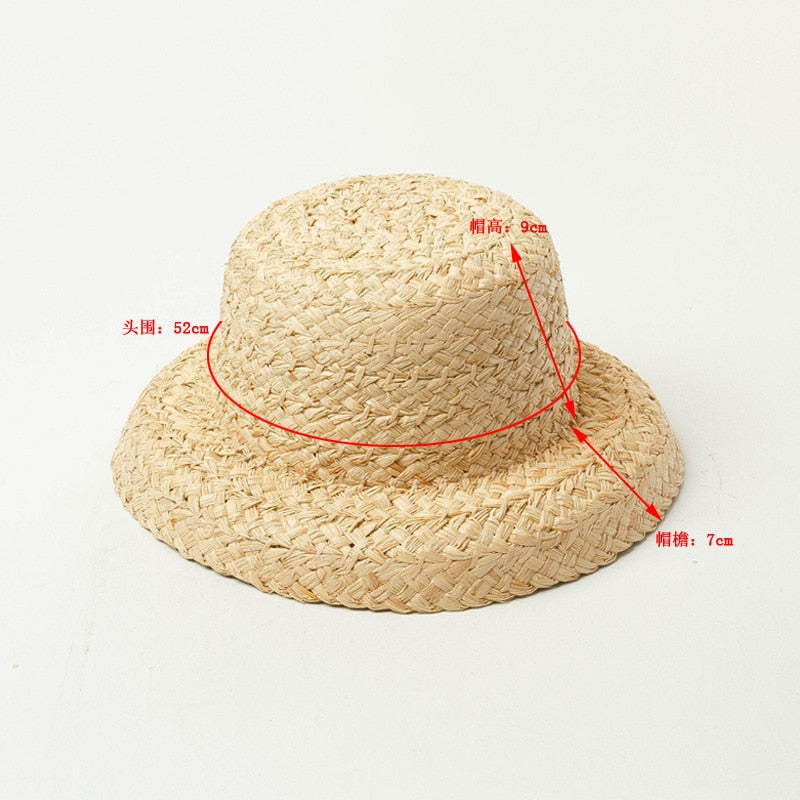 Boho Hat, Kid Hat, Sun Hat, Little Girl Hat, Amelia White Ribbon – Wild ...