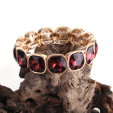 Boho Bracelet, RH Armbander Bracelet, Gold Crystal