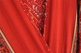 Maxi Dress, Sundress, Wrap Dress, Red Ruby - Wild Rose Boho