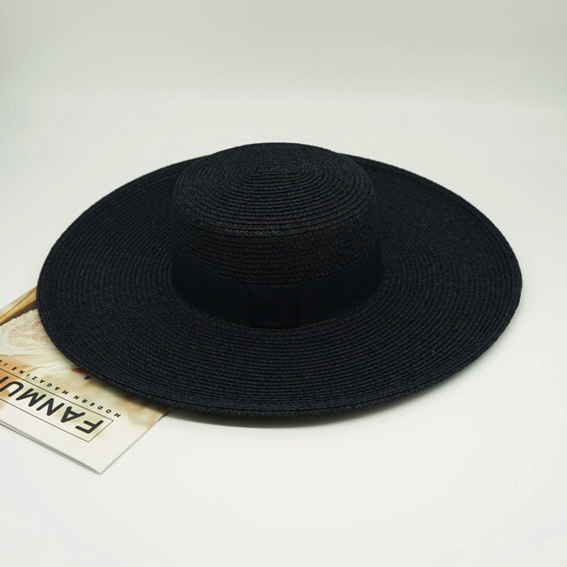 Black Straw Hat – The Urban Hippie
