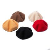 Boho Hat, Beret Hat, Artist Beanie Hat in Black, Beige and 28 colors - Wild Rose Boho