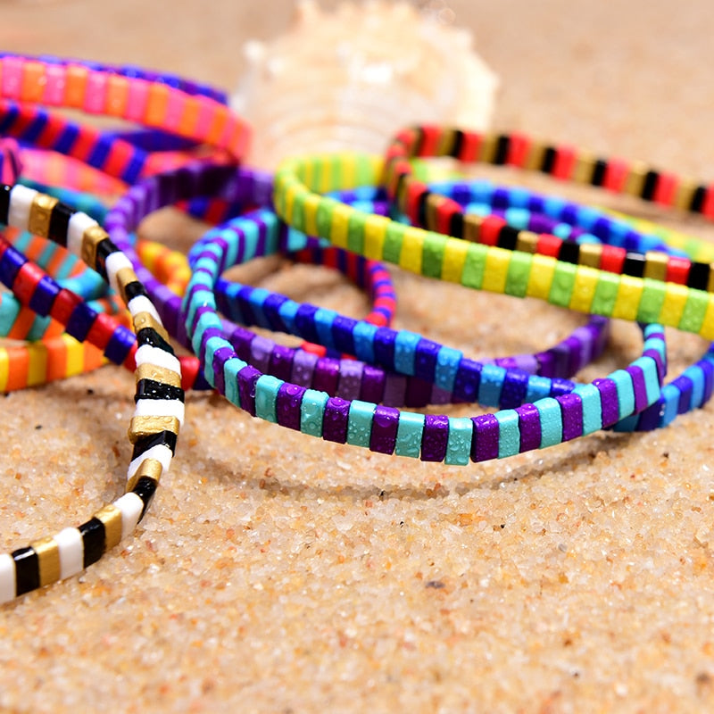 Boho Bracelet Stack | Beaded bracelets, Boho bracelets stack, Boho bracelets
