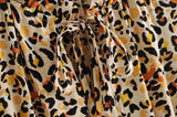 Mini Dress, Boho Dress, Brown Love Leopard - Wild Rose Boho