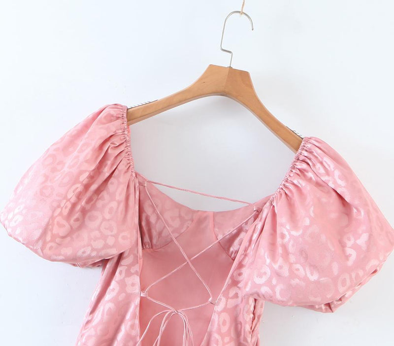 Mini Dress, Boho Dress, Pink Mabel - Wild Rose Boho