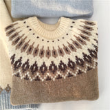Boho Sweater, Knit Sweater, Love Milky Brown - Wild Rose Boho
