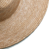 Boho Hat, Sun Hat, Beach Hat, Straw Jazz Hat, Beige, Pink - Wild Rose Boho