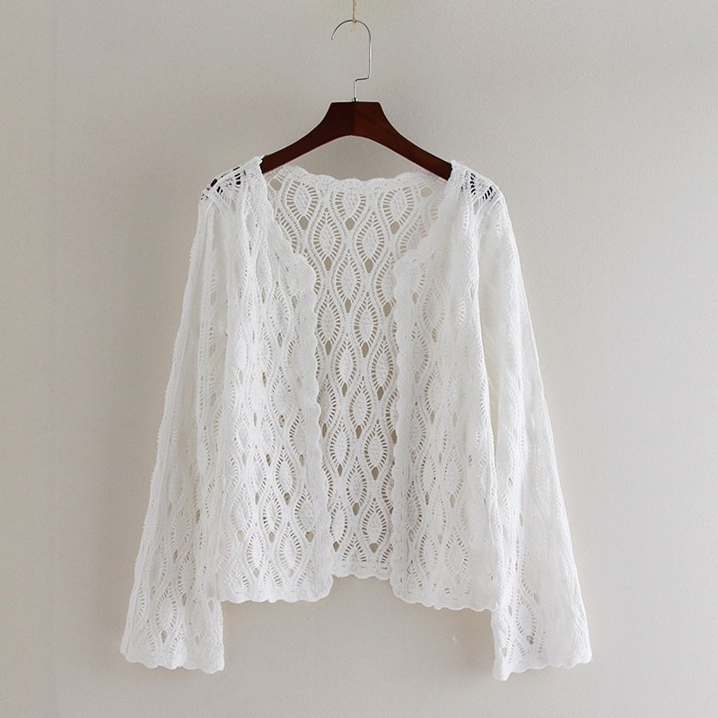 White hotsell boho cardigan