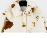 Boho Winter Coat, Fur Coat, Faux Fox Fur, Brown Puppy - Wild Rose Boho
