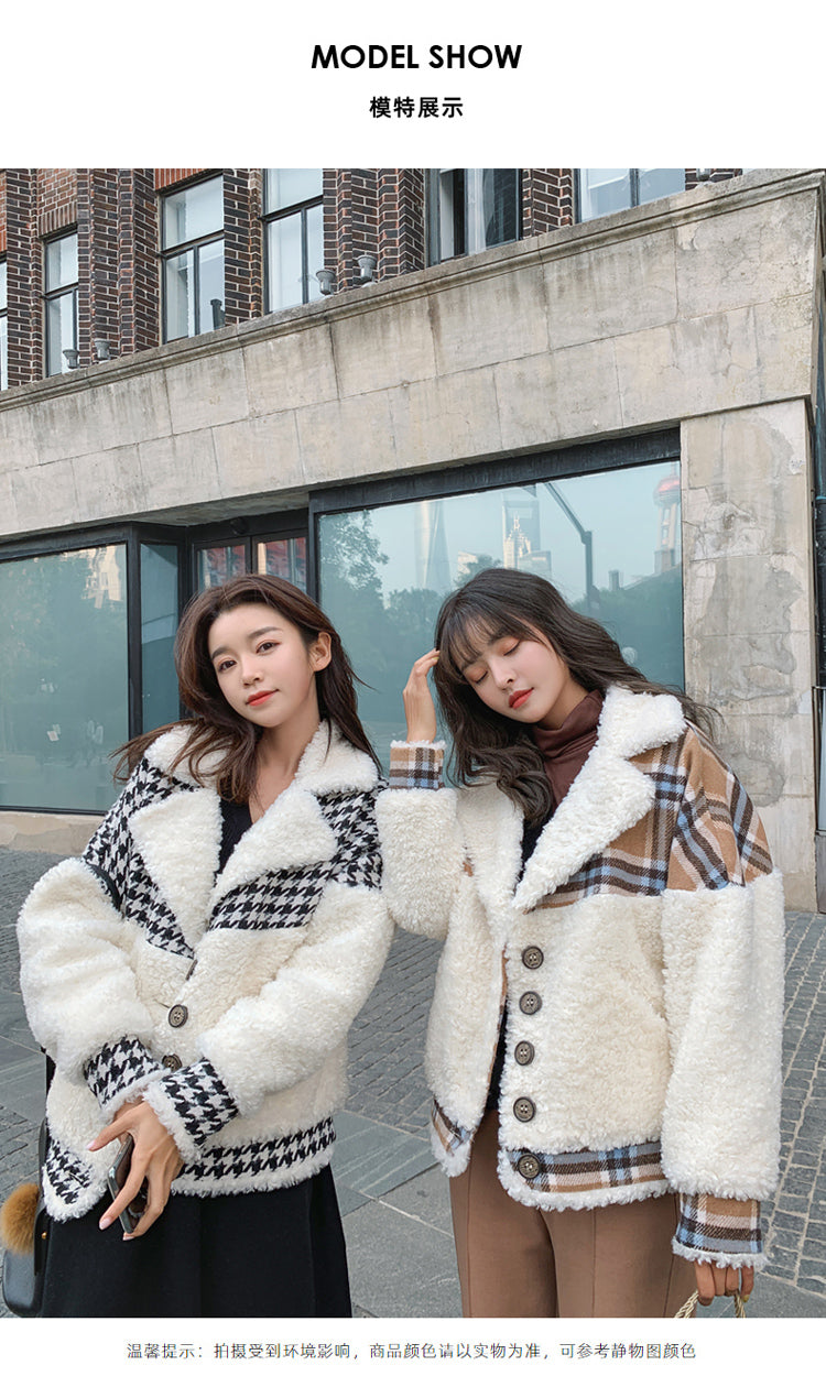 Boho Winter Coat, Fur Coat, Faux Fox Fur, Hana in Tan