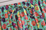 Boho Skirt, Midi Skirt, Camila Flower in Green - Wild Rose Boho