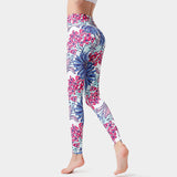 Yoga Legging, Yoga Pants, Boho Legging, Tight with Pocket Lilac in White