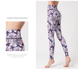 Yoga Legging, Yoga Pants, Boho Legging, Tight with Pocket Lilac in Purple