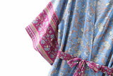 Boho Robe, Kimono Robe, Tayanna Blue Lily of the Nile - Wild Rose Boho