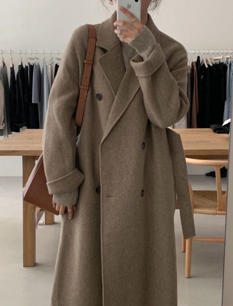 Winter Coat, Wool Coat, Long Wool Coat Women, Robe Coat Patrin in