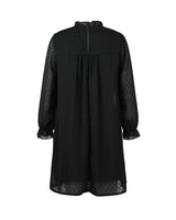 Boho Mini Dress Tunic Dress, Willow in Black