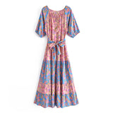 Boho Maxi Dress - Sundress - Sierra Sea Rose - Bohemian Style - Flowy Summer Dress