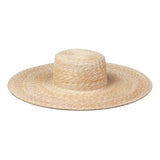 Boho Hat, Sun Beach Hat, Wide Brim Straw Hat 15 cm, Amelia