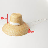 Boho Hat, Sun Hat, Beach Hat, Wide Brim Straw Hat, Emilia Vintage Hat
