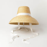 Boho Hat, Sun Hat, Beach Hat, Wide Brim Straw Hat, Emilia Vintage Hat