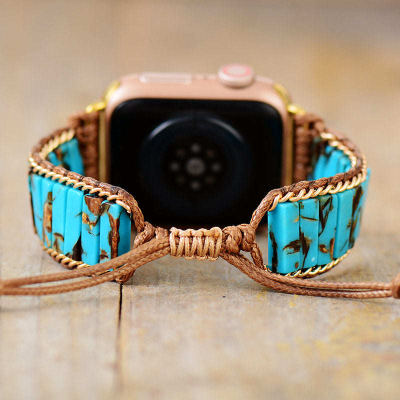 Boho Apple Watch Band,Beaded Apple Watch Band, Wrist Band Bracelet